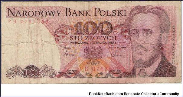 Sto (100) zlotych Banknote