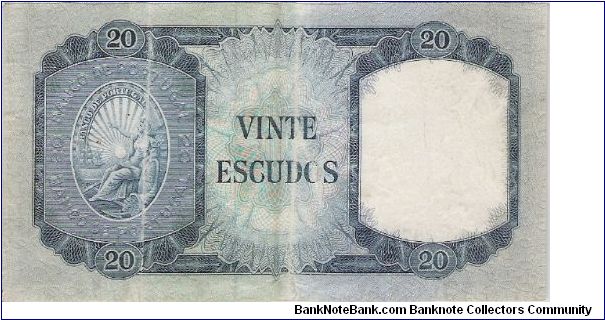 Banknote from Portugal year 1960