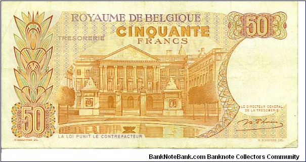 Banknote from Belgium year 1966