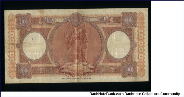 Banknote from Italy year 1953