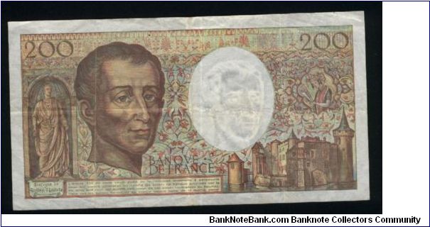 Banknote from France year 1992