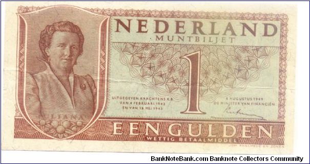 1 Gulden Banknote