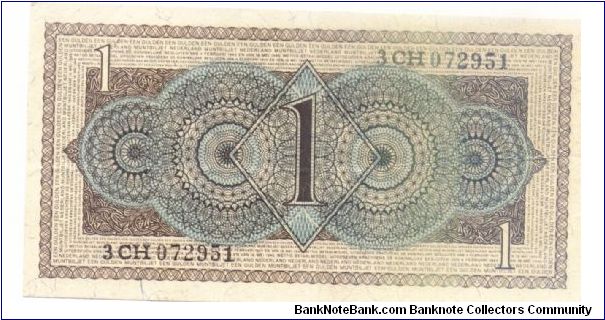 Banknote from Netherlands year 1945
