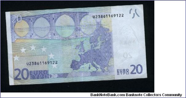 Banknote from France year 2002
