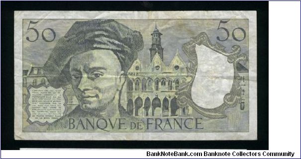 Banknote from France year 1988
