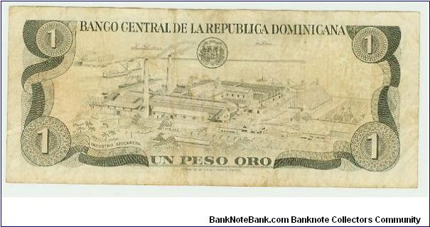 Banknote from Dominican Republic year 1980