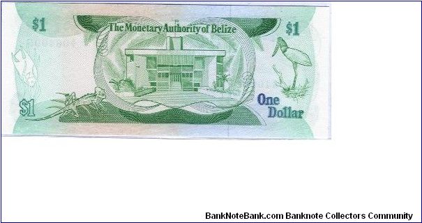 Banknote from Belize year 1976