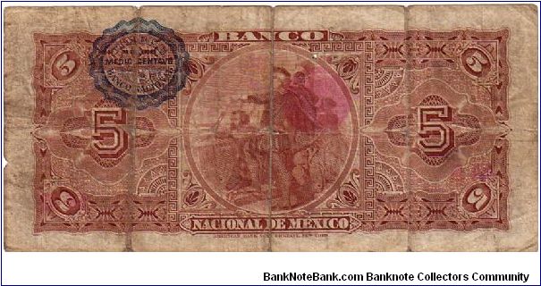 Banknote from Mexico year 1906