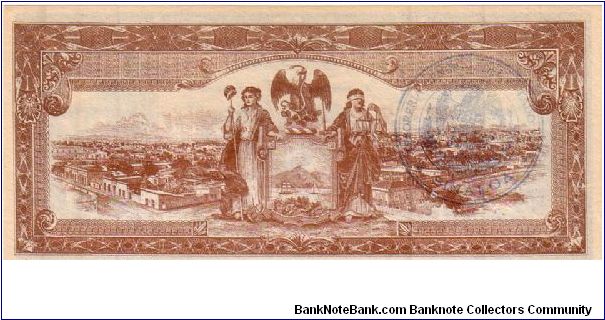 Banknote from Mexico year 1915