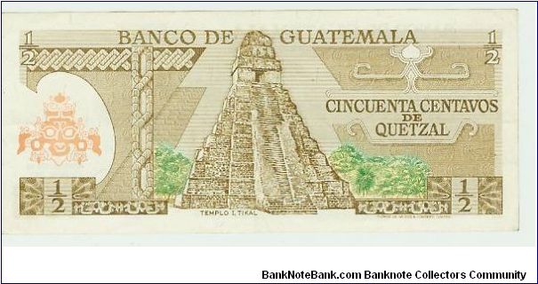 Banknote from Guatemala year 1982