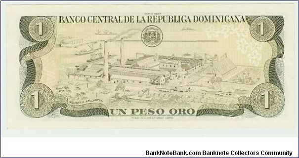 Banknote from Dominican Republic year 1987