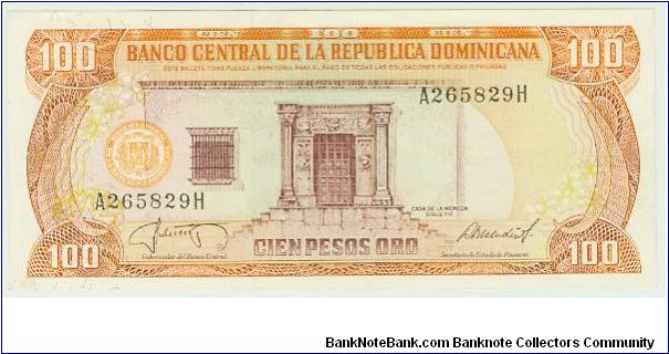 VERY NICE 100 PESO NOTE. Banknote
