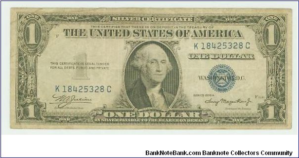 1935A SERIES SILVER CERT. Banknote