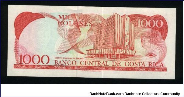 Banknote from Costa Rica year 1999