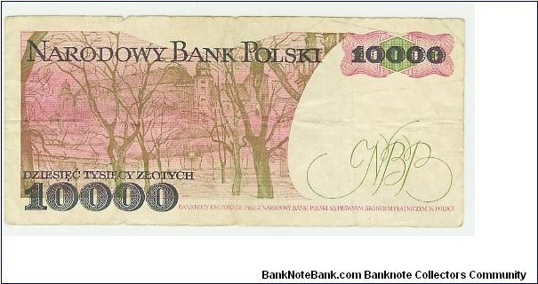 Banknote from Poland year 1987