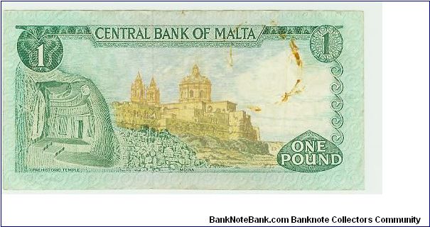 Banknote from Malta year 1968
