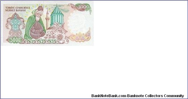 Banknote from Turkey year 1985
