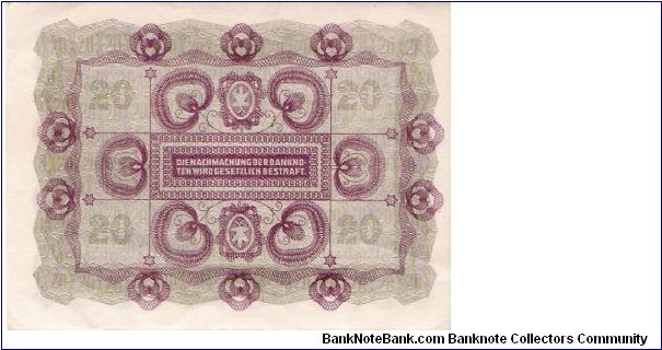 Banknote from Austria year 1922