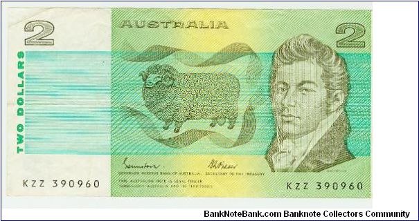 NUMBER 331 IN THIS COLLECTION IS A $2 DOLLAR AUSSIE NOTE FROM EARLY 90's. I AM ADDING A NOTE EVERY GAY UNTIL THE TOTAL REACHES 350, OR SOMEONE TAKES THE WHOLE COLLECTION. LOTS OF NICE NOTES, WITH GREAT VALUE FOR THE PRICE! Banknote