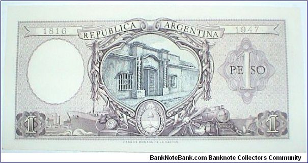 Banknote from Argentina year 1947