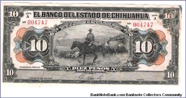 CHIHUAHUA (AMerican BAnk Note) Banknote