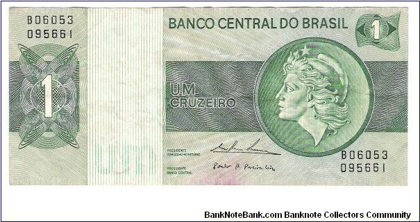 1 cruzerio Banknote