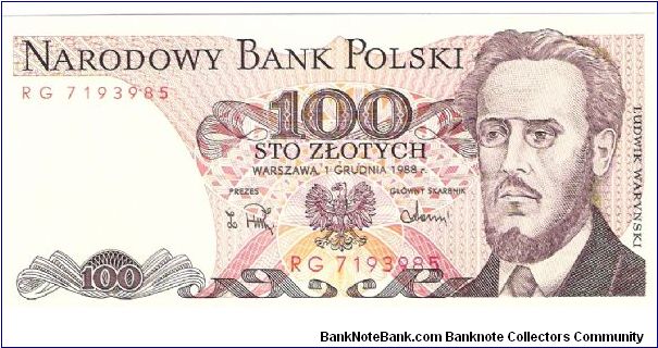 100 Zlotych Banknote