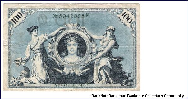 Banknote from Germany year 1908