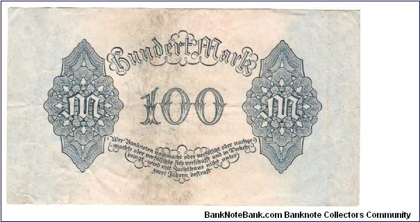 Banknote from Germany year 1922