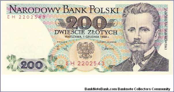 200 Zlotych 1988 Banknote