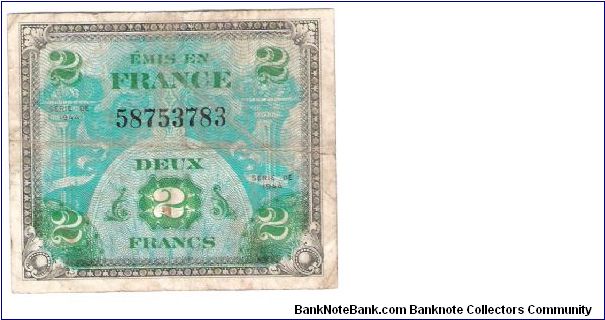 Alied Military currency no 2 Banknote