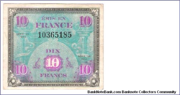 Alied military currency Banknote