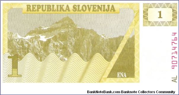 Banknote from Slovenia year 1990