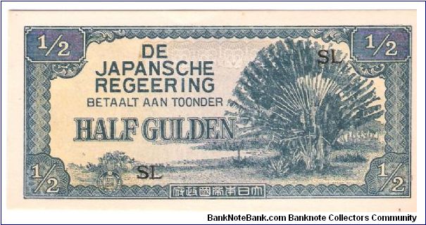 Netherland-Indies
ND1942 Blockletters SL
Japanesse Occupation #1226 Banknote