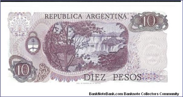 Banknote from Argentina year 1973
