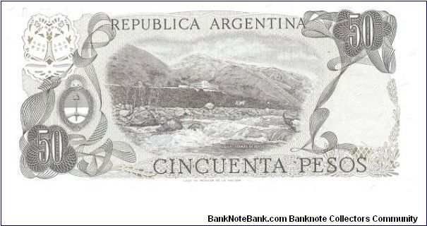 Banknote from Argentina year 1976