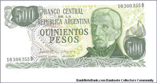 500 Pesos

P303 Banknote
