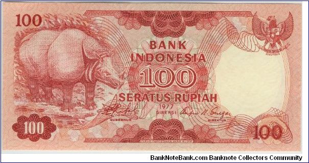 Indonesia 1977 Rp100

Got it in 1977 as my first currency collection Banknote