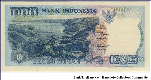 Indonesia 1992 Rp1000 Banknote