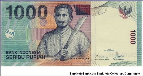 Indonesia 2000 Rp1000 Banknote