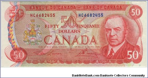 Canada 1975 $50 Banknote