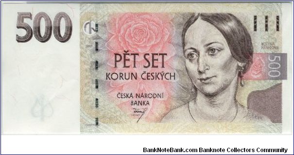 Czech Republic 1997 500 Korun. Special thanks to Linda Benes Banknote
