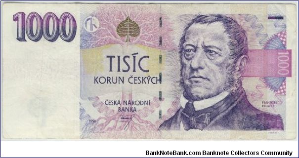 Czech Republic 1986 1000 Korun. Special thanks to Linda Benes Banknote
