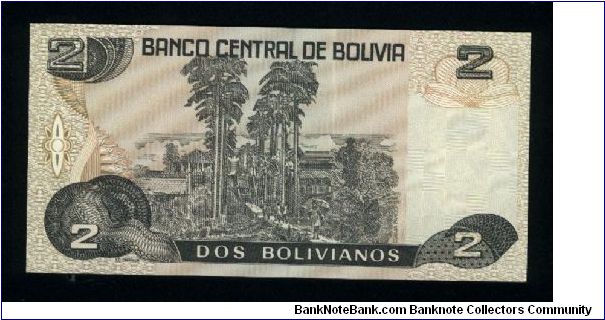 Banknote from Bolivia year 1987
