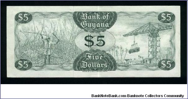 Banknote from Guyana year 1989