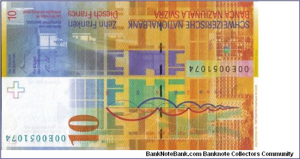 Banknote from Switzerland year 1997