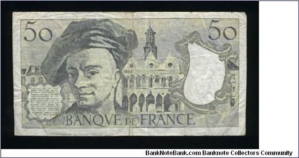 Banknote from France year 1987