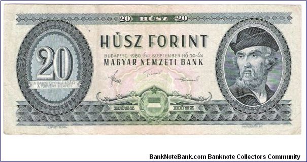20 forint
Compliments of tiffanybunny Banknote