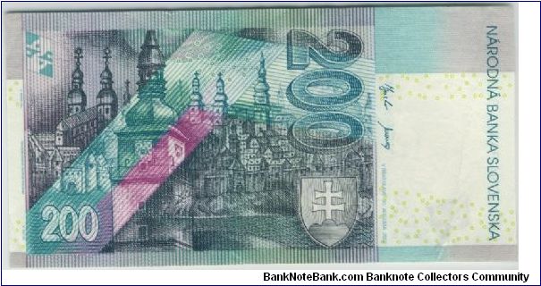 Slovakia 2002 200 Korun. Slovakia 2000 500 Korun. Special thanks to Budhe Ratna Banknote