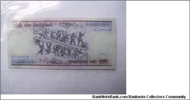 Banknote from Brazil year 1990